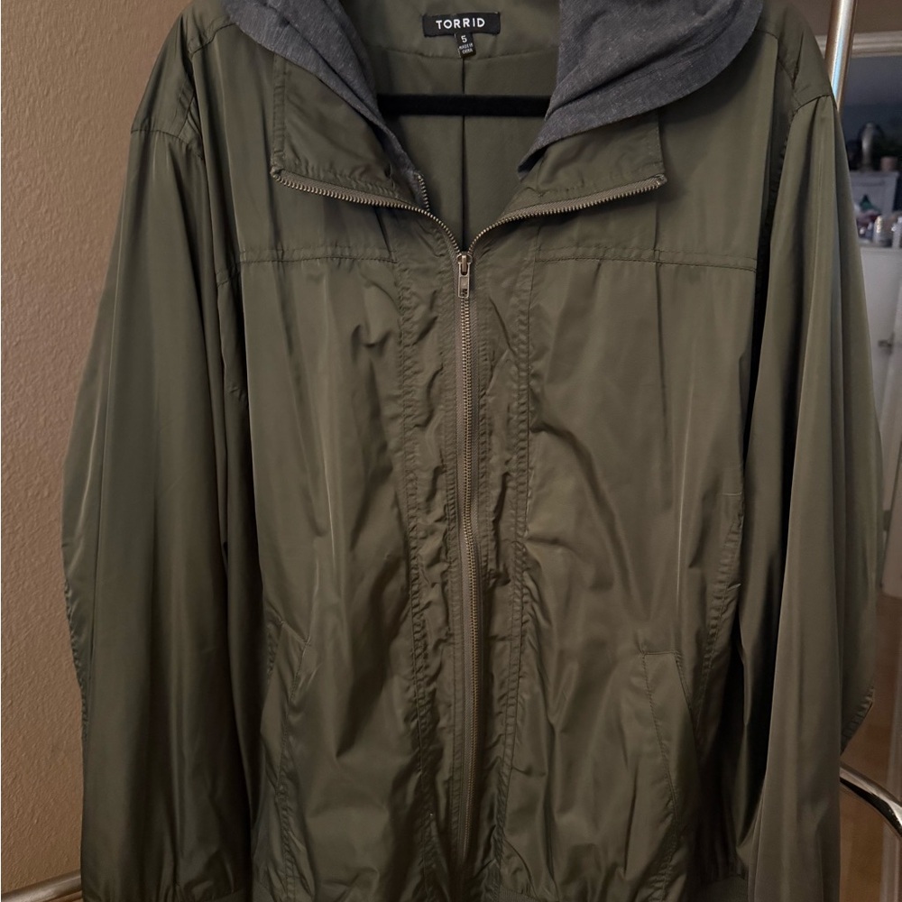 Torrid Olive Green Utility Jacket